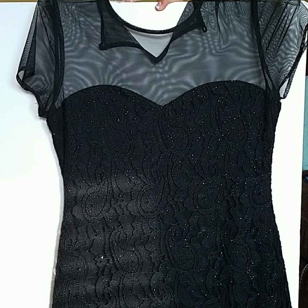 Black sparkle dress